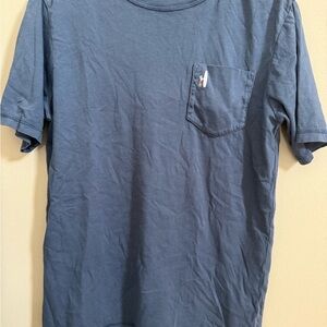 johnnie-O Slate Blue Short Sleeve Pocket Tee (Boys)